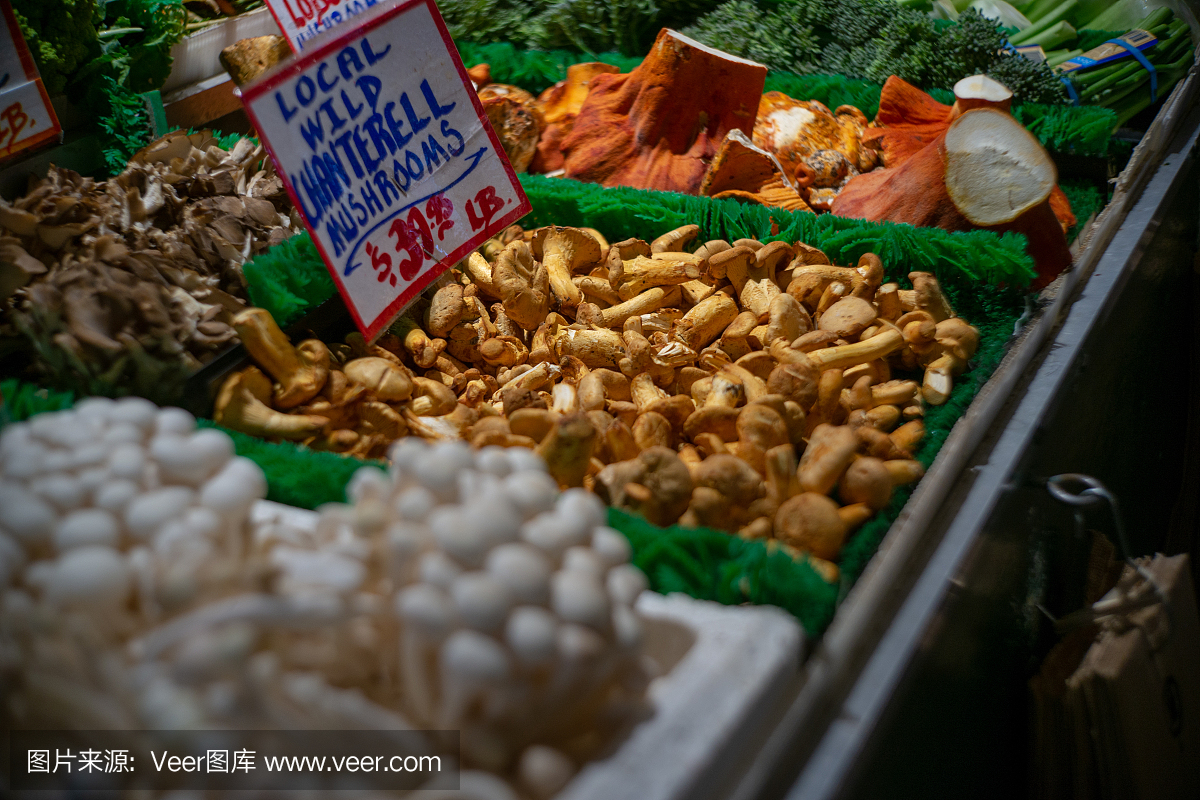 当地野生鸡油菌